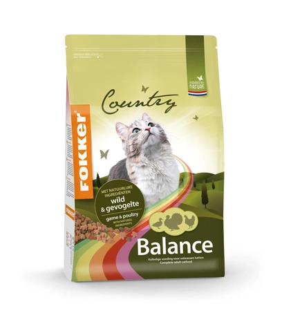 Fokker Country cat balance wild&gevogelte 2,5kg