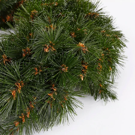 Forest Frosted krans green - d90cm - afbeelding 2