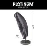 Free-arm parasol cover H250x85