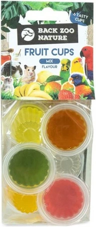 Back Zoo Nature vogelsnack fruitcup mix zak a 6st