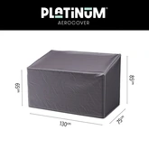Garden bench cover 130x75x65/85 - afbeelding 1