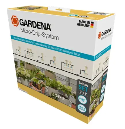 Gardena Micro-Drip-Bewatering Balkon Set (15 planten)​ - afbeelding 1