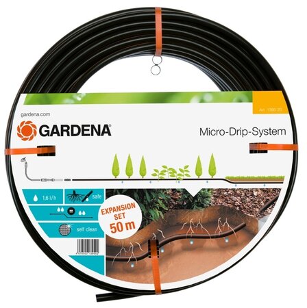 GARDENA Uitbreidingsset druppelbuis ondergrondse bewatering 13,7 mm