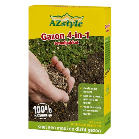 Gazon 4-in-1 totaalpakket 500 g - afbeelding 1