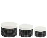 Giftbox karton wit/zwart 3st - afbeelding 2