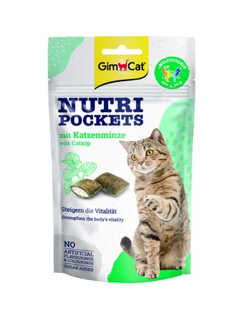 GimCat Nutri Pockets catnip 60gr