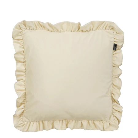 Glance kussen creme - l50xb50xh16cm