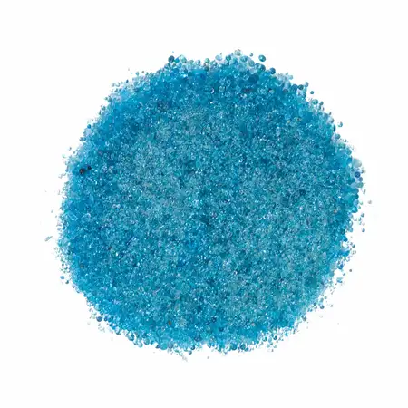 GLAS STEENTJES BLAUW FIJN 440G - afbeelding 1