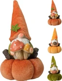 Gnome Op Pompoen 20cm (1 stuk, div. soorten) - afbeelding 1
