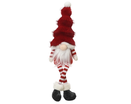 Gnoom polyester L13b9h45cm rood