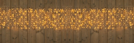 GORDIJNVERLICHTING OUTDOOR 100 STRENGEN 1000L/500x50CM LED WARM WIT - 5M AANLOOP