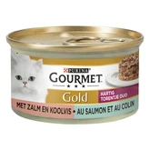 Gourmet Gold Blik Hartig Torentje Zalm 85Gr - afbeelding 2