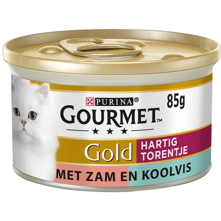 Gourmet Gold Blik Hartige Torentjes Zalm - 85gr - afbeelding 1