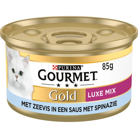 Gourmet Gold Blik Luxe Mix Zeevis - 85gr - afbeelding 2
