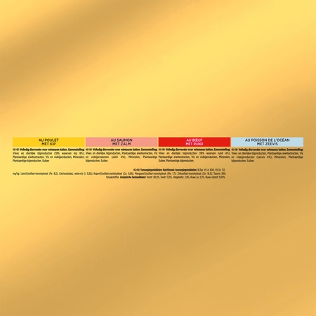Gourmet Gold blik malse lekkernijen kip/zalm/rund/zeevis 12x85gr - afbeelding 5