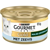 Gourmet Gold Blik Malse Lekkernijen Zeevis - 85gr