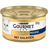 Gourmet Gold Blik Mousse Kalkoen - 85gr