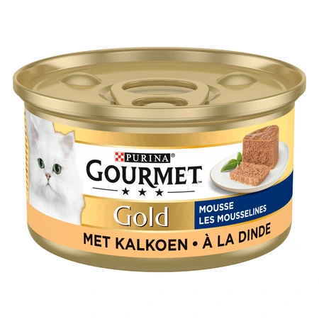 Gourmet Gold Blik Mousse Kalkoen - 85gr - afbeelding 5