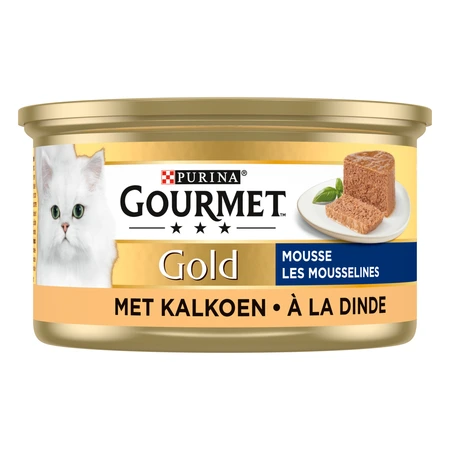 Gourmet Gold Blik Mousse Kalkoen - 85gr - afbeelding 8