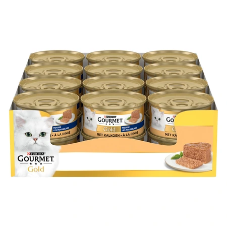 Gourmet Gold Blik Mousse Kalkoen - 85gr - afbeelding 15