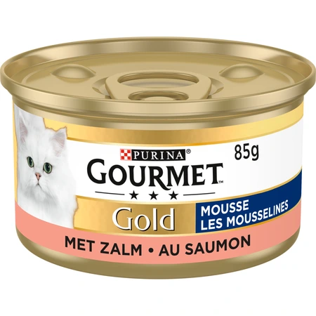 Gourmet Gold Blik Mousse Zalm 85Gr