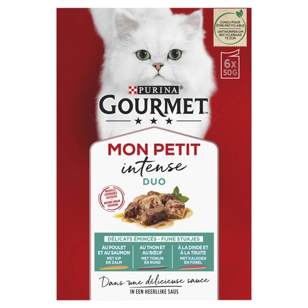Gourmet Mon Petit pouch vis&vlees mp 6x50gr - afbeelding 2