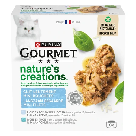 Gourmet Nature's Creations blik zeevis mp 8x85gr - afbeelding 4
