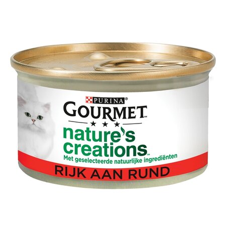 Gourmet Naturals blik rund 85gr