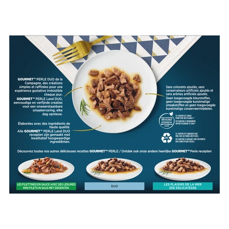 Gourmet Perle duo vlees in saus mp 12x85gr - afbeelding 6