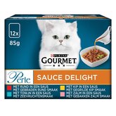 Gourmet Perle sauce delight vlees&vis mp 12x85gr