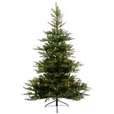 Grandis Fir LED Kunstkerstboom Groen - H 180 x D 132 cm