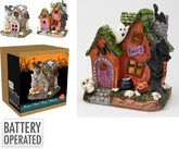 Halloween Huis Met Led (1 stuk, div. soorten) - afbeelding 1