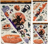 Halloween Raamsticker met Glitter - 60 x 42 cm