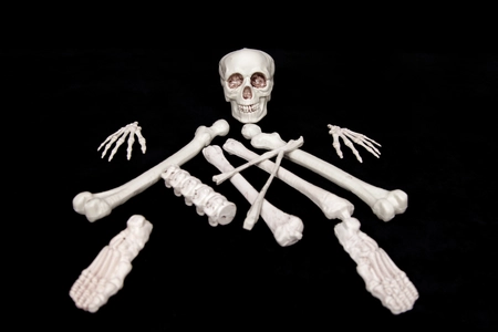 Halloween zakje botten 12 stuks