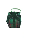 Hanger cadeautje kerstruit - B8xH8cm Groen