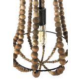 Hanglamp kralen D30x50cm natural - afbeelding 5