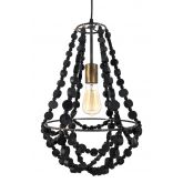Hanglamp kralen D30x50cm zwart - afbeelding 7