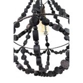 Hanglamp kralen D30x50cm zwart - afbeelding 7