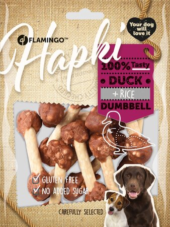 Hapki Duck & Rice Dumbell 150Gr