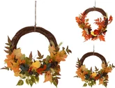 Herfstkrans met Bladeren - 40 cm (assorti)