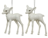 Decoris hanger wit hert 9 cm