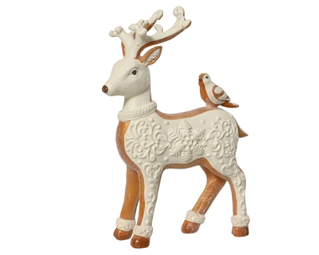 Hert polyresin L15b27h38cm wit
