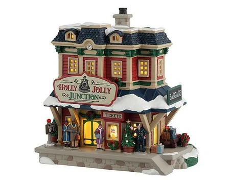 Lemax Holly Jolly Junction + 4,5 Volt Adapter - U