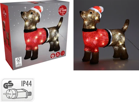 Hond Acryl 38cm 40 LED - afbeelding 1