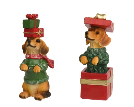 Hond polyresin L7b8h18cm a2