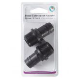 Hose Connector+Screw 20 mm 3/4 Inc