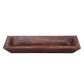 Houten onderbord Zwart gebrand 41x17,5x5 - afbeelding 2