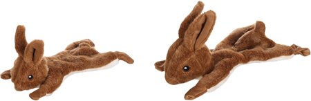 HS FORRE KONIJN BRUIN S 16x25x14CM - afbeelding 3