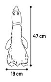 HS INEZ  EEND BRUIN 19x47x3,5CM - afbeelding 1