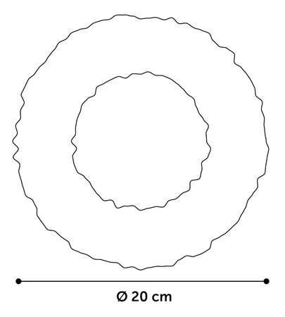 Hs Movas Geweven Ring Rood/Zwart - afbeelding 1